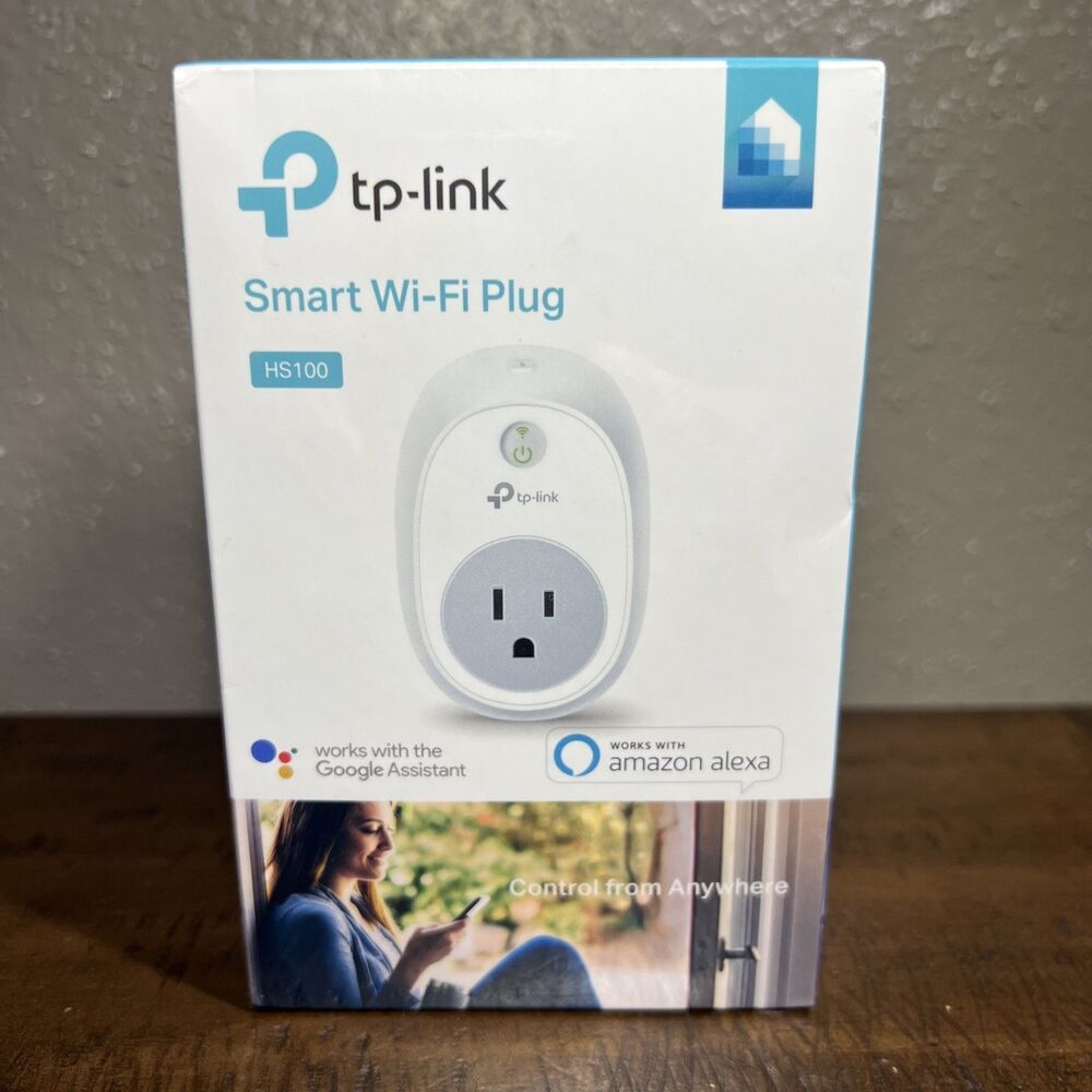 TP-Link HS100 Smart WiFi Plug Google Assistant & Amazon Alexa New Factory Sealed